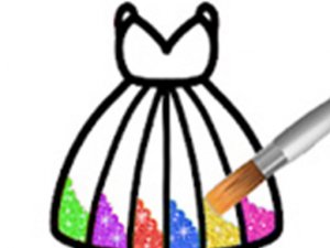 Princess Glitter Coloring Game