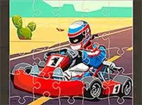 Kart Jigsaw Puzzle Game